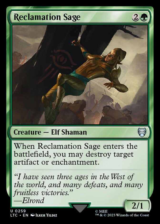 Reclamation Sage (259) - Tales of Middle-earth Commander (LTC)