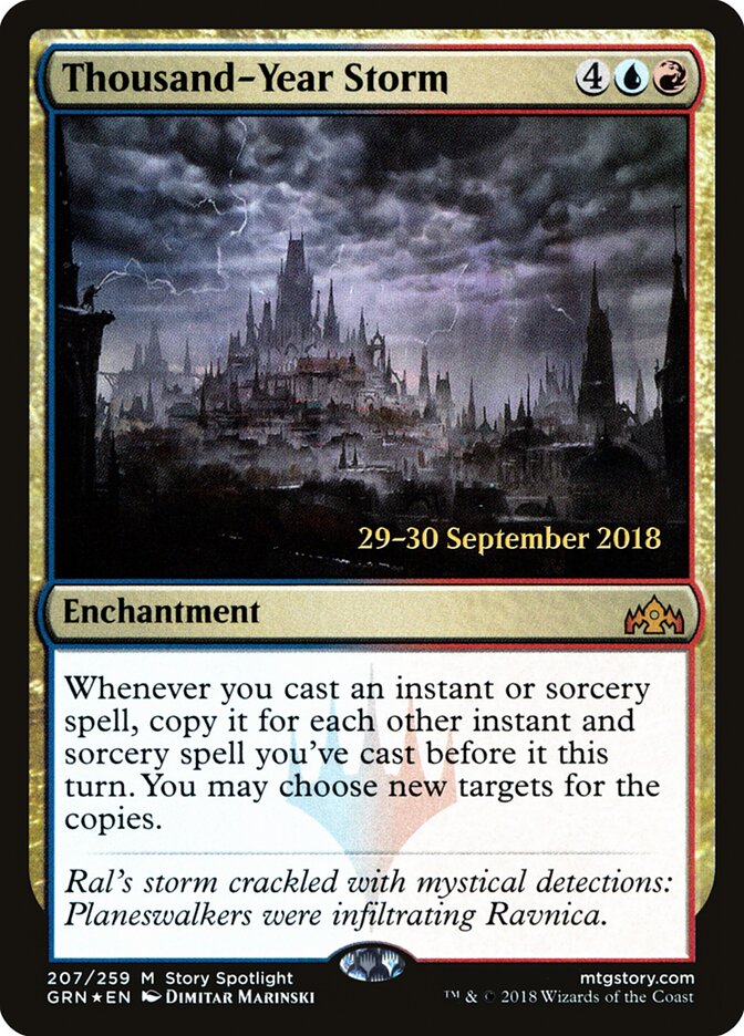 Thousand-Year Storm (207s) - Guilds of Ravnica Promos (PGRN)