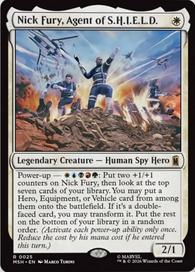 Nick Fury, Agent of S.H.I.E.L.D. (25) - Marvel Super Heroes (MSH)