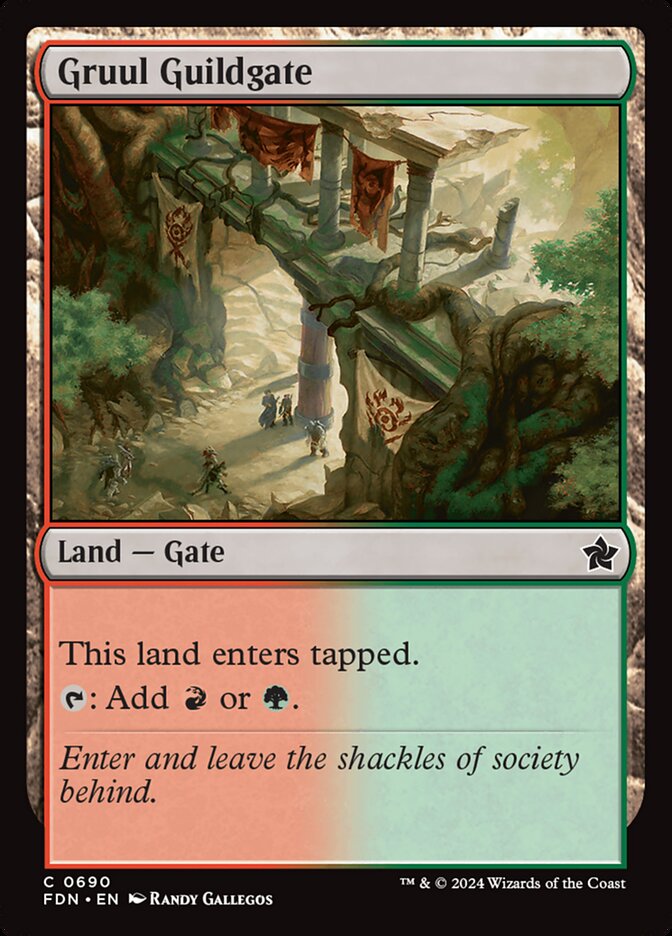 Gruul Guildgate (690) - Foundations (FDN)