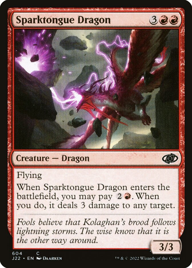 Sparktongue Dragon (604) - Jumpstart 2022 (J22)