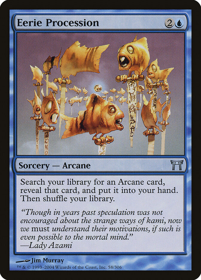 Eerie Procession (58) - Champions of Kamigawa (CHK)