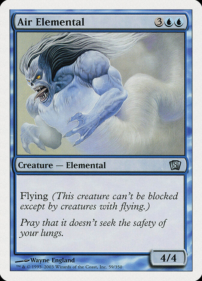 Air Elemental (59) - Eighth Edition (8ED)