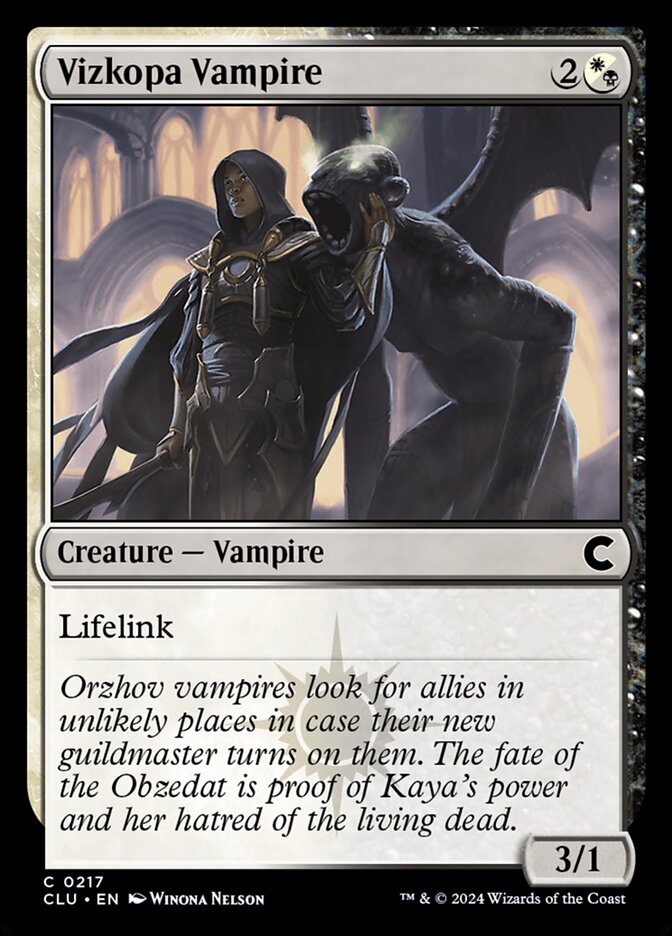 Vizkopa Vampire (217) - Ravnica: Clue Edition (CLU)