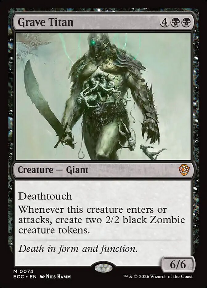 Grave Titan (74) - Lorwyn Eclipsed Commander (ECC)