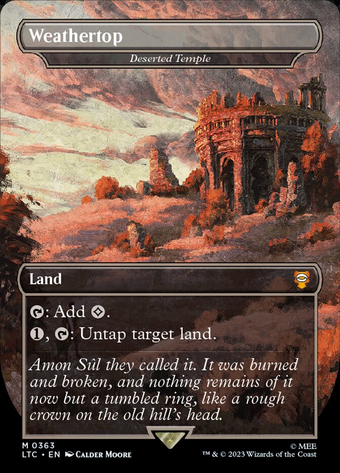 Weathertop - Deserted Temple (363) - Tales of Middle-earth Commander (LTC)