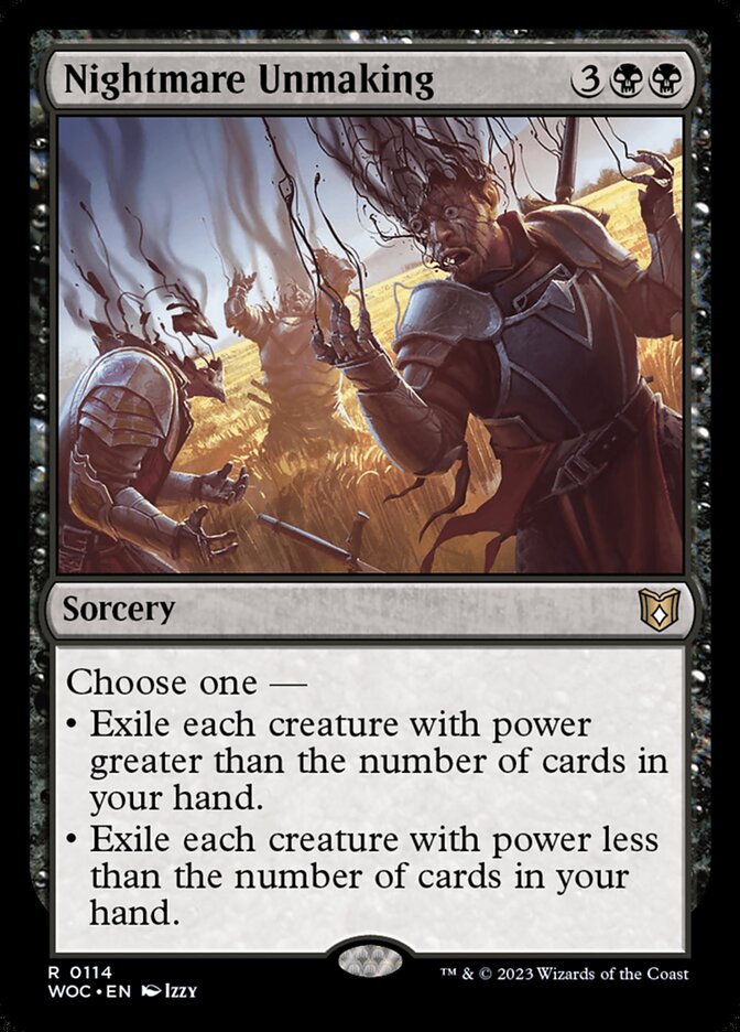Nightmare Unmaking (114) - Wilds of Eldraine Commander (WOC)