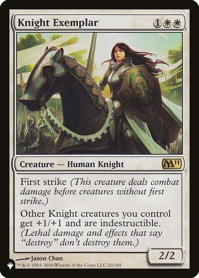 Knight Exemplar (M11-20) - The List (PLST)