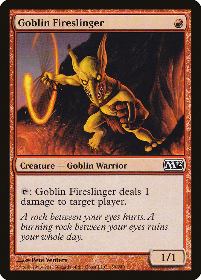 Goblin Fireslinger (139) - Magic 2012 (M12)