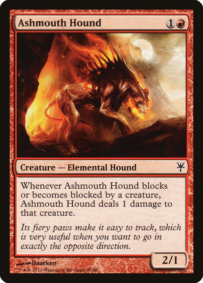 Ashmouth Hound (45) - Duel Decks: Sorin vs. Tibalt (DDK)