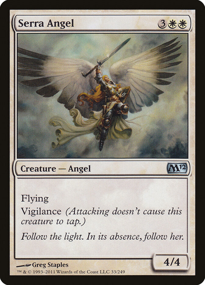 Serra Angel (33) - Magic 2012 (M12)