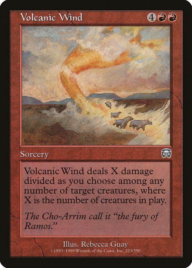 Volcanic Wind (223) - Mercadian Masques (MMQ)