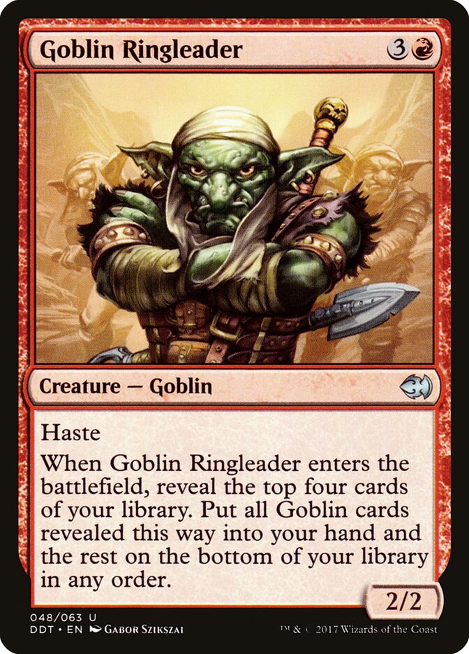 Goblin Ringleader (48) - Duel Decks: Merfolk vs. Goblins (DDT)