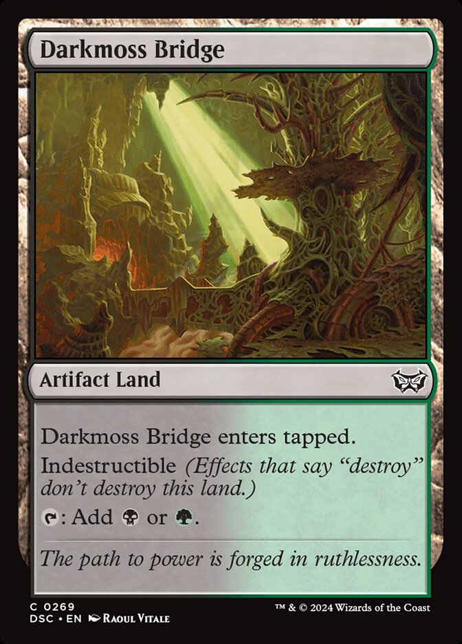 Darkmoss Bridge (269) - Duskmourn: House of Horror Commander (DSC)
