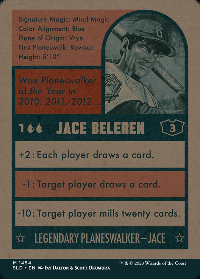 Jace Beleren // Jace Beleren (1454) - Secret Lair Drop (SLD)