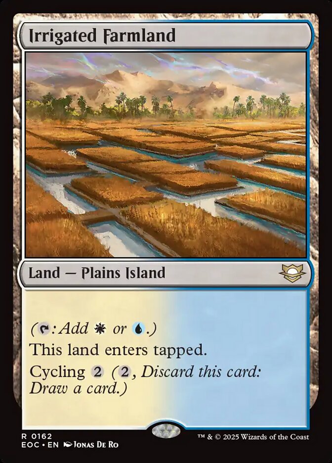 Irrigated Farmland (162) - Edge of Eternities Commander (EOC)