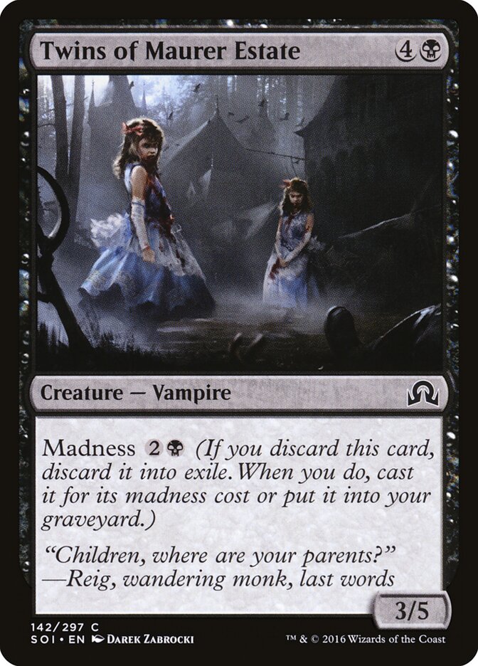 Twins of Maurer Estate (142) - Shadows over Innistrad (SOI)