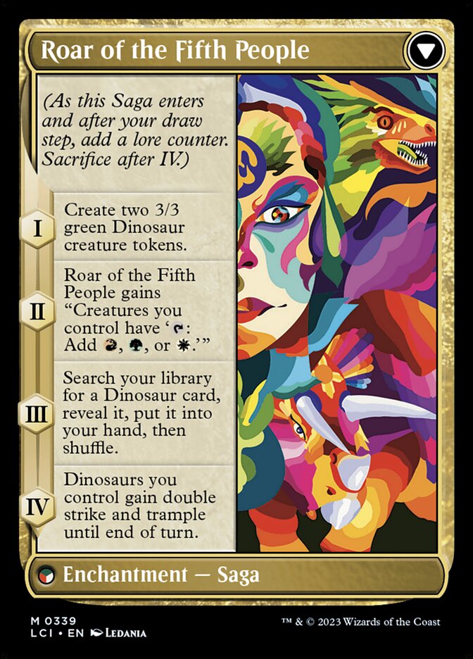 Huatli, Poet of Unity // Roar of the Fifth People (339) - The Lost Caverns of Ixalan (LCI)