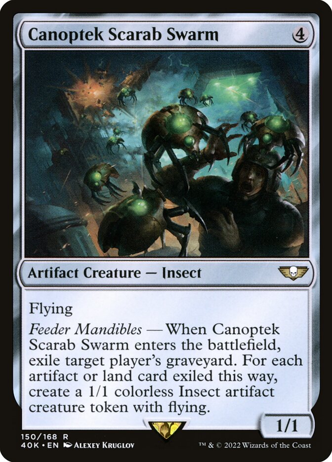 Canoptek Scarab Swarm (150) - Warhammer 40,000 Commander (40K)