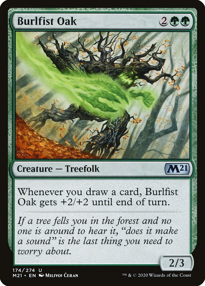 Burlfist Oak (174) - Core Set 2021 (M21)