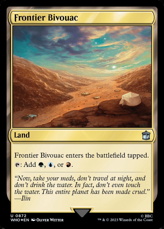Frontier Bivouac (872) - Doctor Who (WHO)