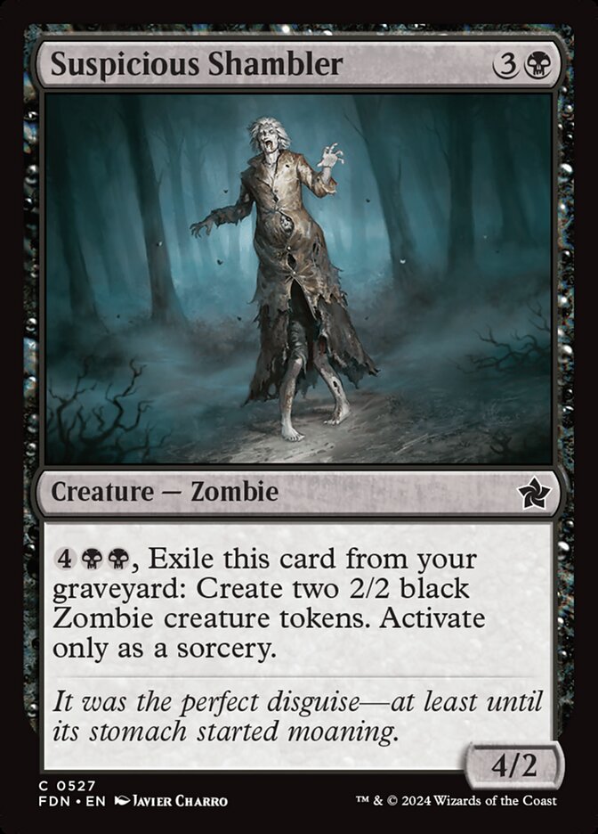 Suspicious Shambler (527) - Foundations (FDN)