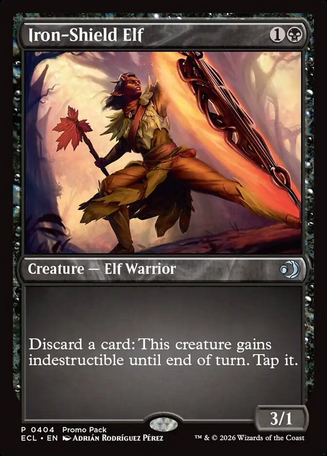 Iron-Shield Elf (404) - Lorwyn Eclipsed (ECL)