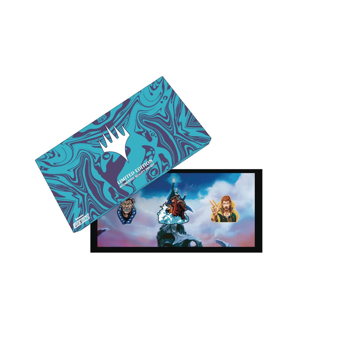 Magic: The Gathering Exclusive Blue Color Augmented Reality Pin Set - Pinfinity
