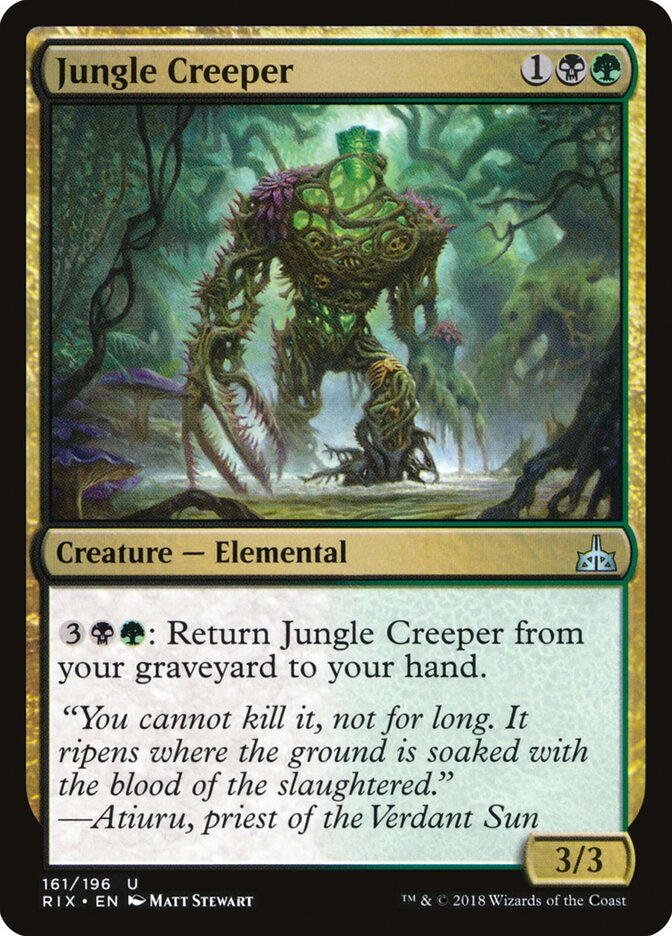 Jungle Creeper (161) - Rivals of Ixalan (RIX)