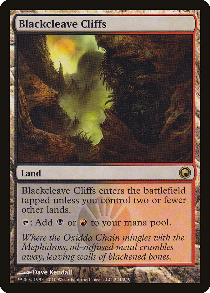 Blackcleave Cliffs (224) - Scars of Mirrodin (SOM)