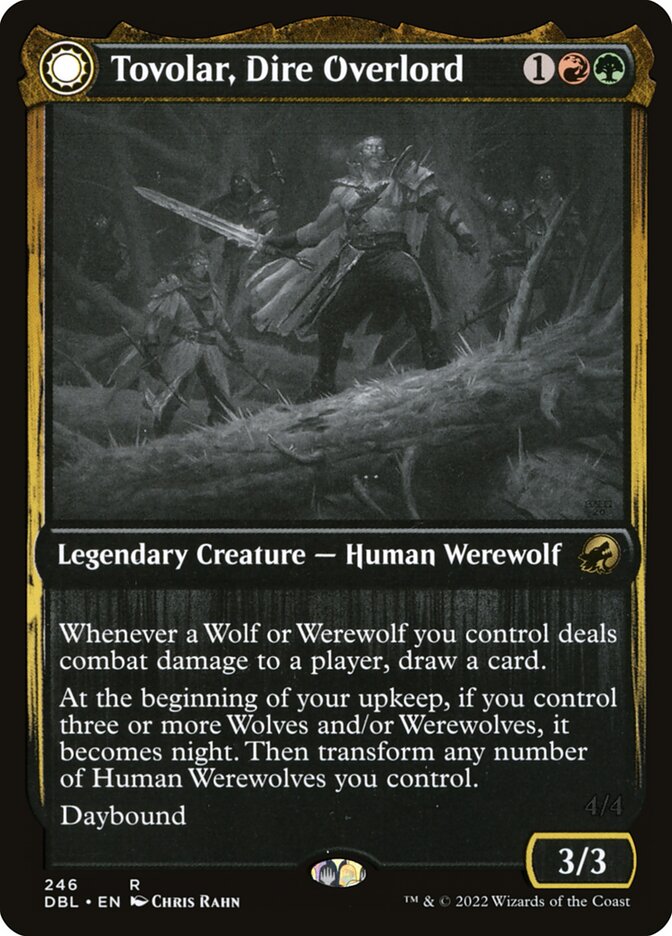 Tovolar, Dire Overlord // Tovolar, the Midnight Scourge - Innistrad: Double Feature (DBL)