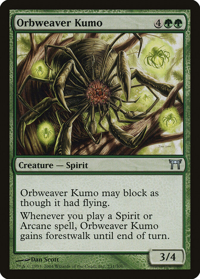Orbweaver Kumo (231) - Champions of Kamigawa (CHK)