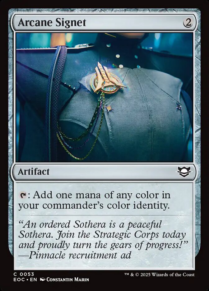 Arcane Signet (53) - Edge of Eternities Commander (EOC)