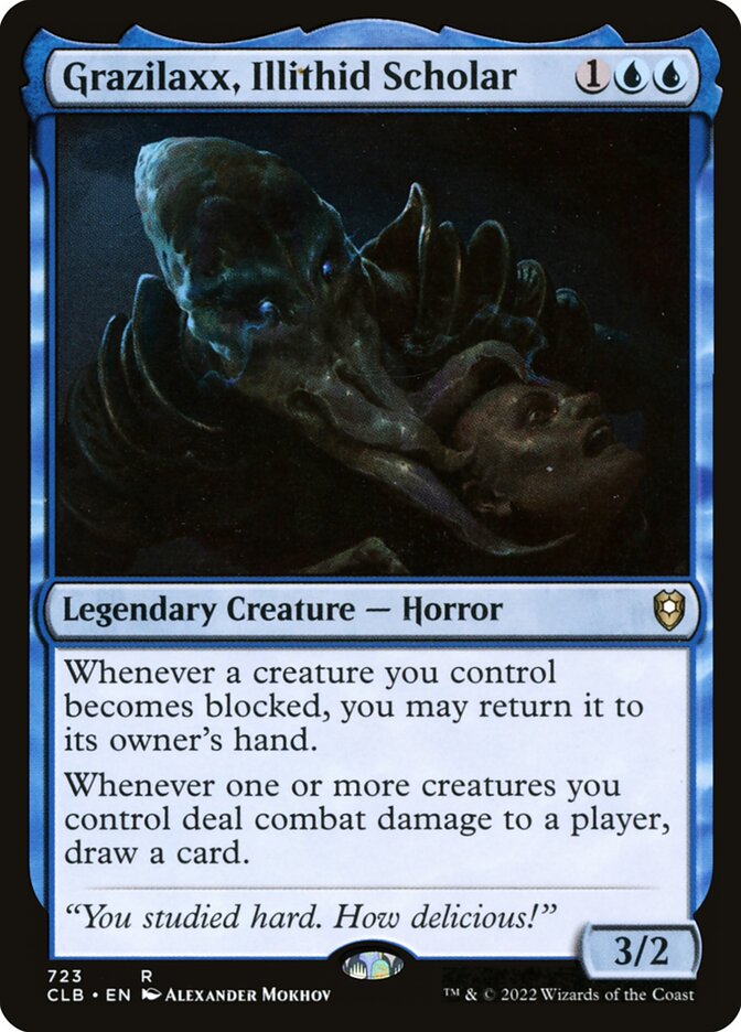 Grazilaxx, Illithid Scholar (723) - Commander Legends: Battle for Baldur's Gate (CLB)