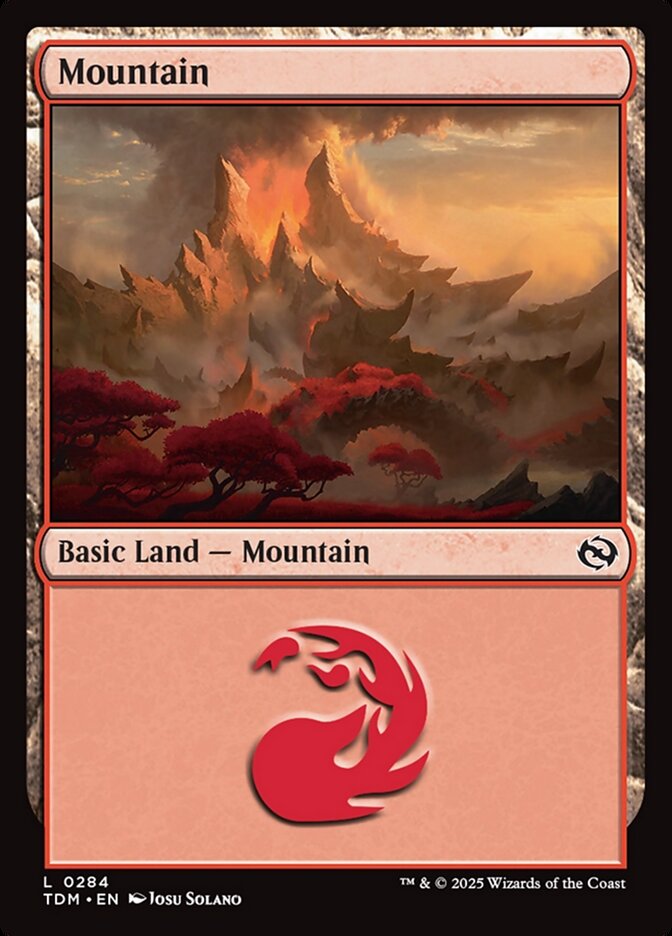 Mountain (284) - Tarkir: Dragonstorm (TDM)