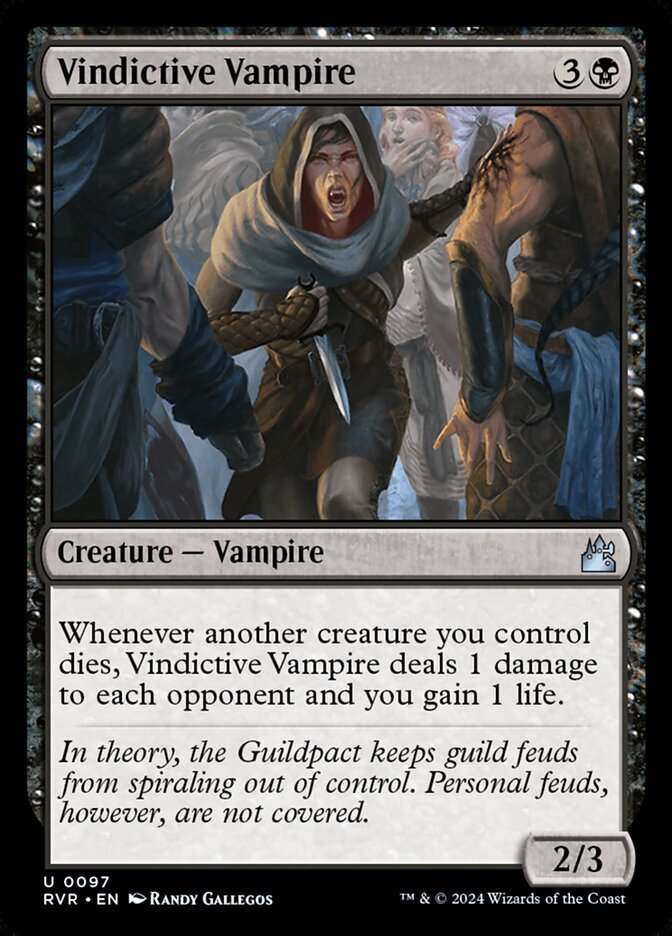 Vindictive Vampire (97) - Ravnica Remastered (RVR)