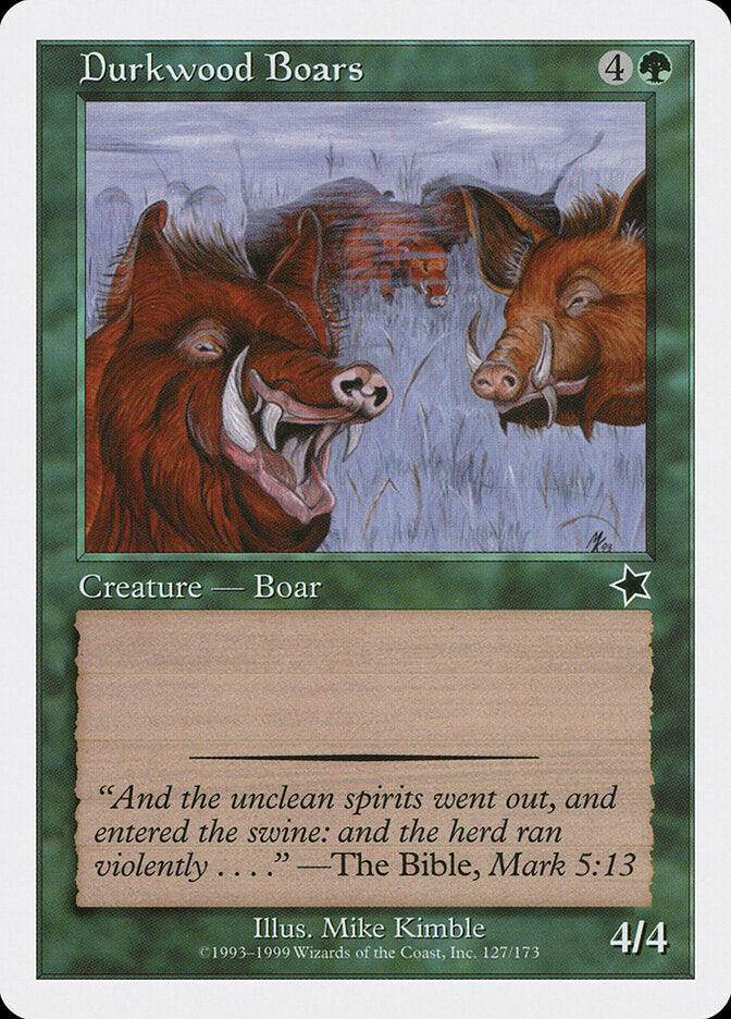 Durkwood Boars (127) - Starter 1999 (S99)