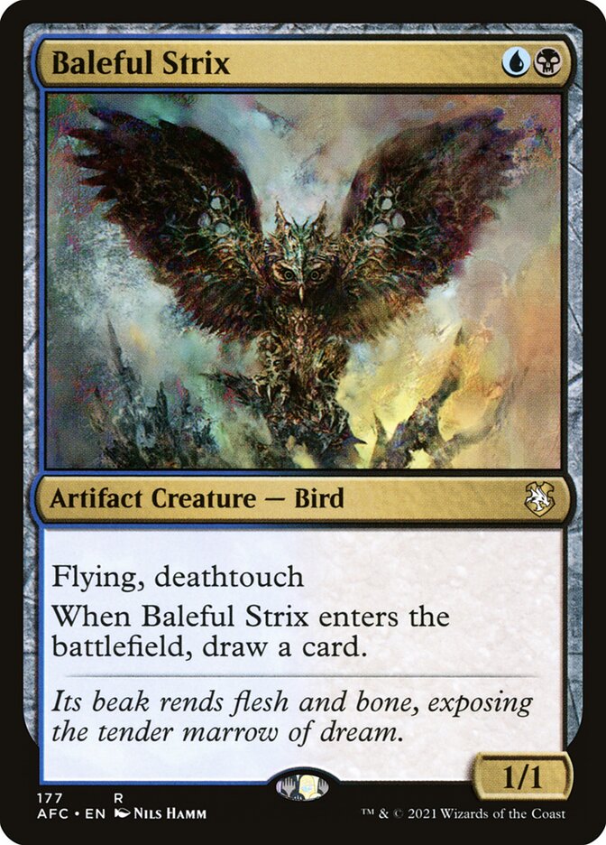 Baleful Strix (177) - Forgotten Realms Commander (AFC)