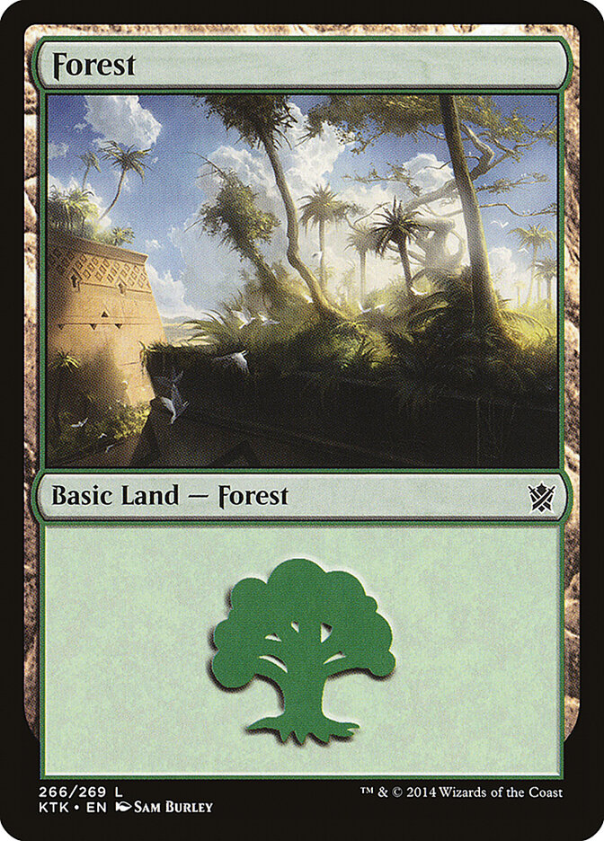 Forest (266) - Khans of Tarkir (KTK)