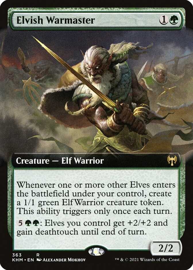 Elvish Warmaster (363) - Kaldheim (KHM)