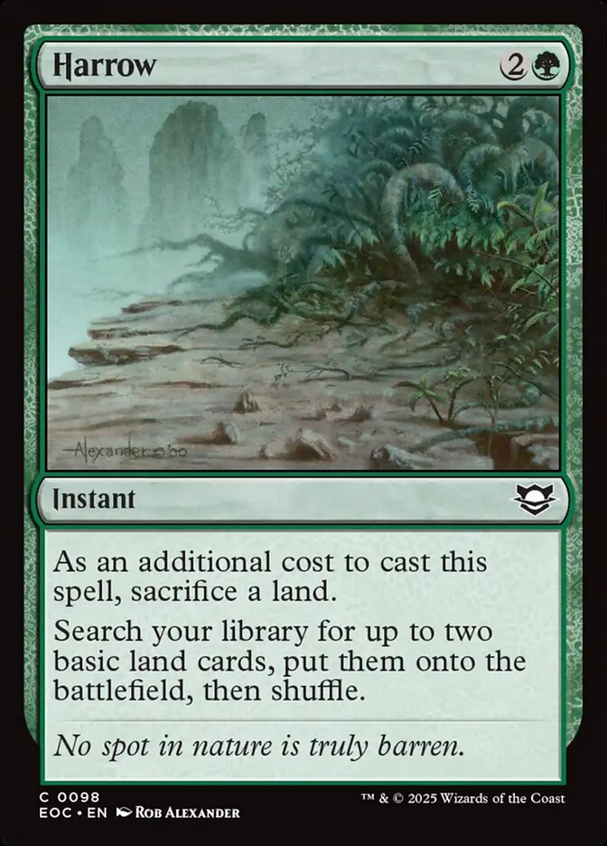 Harrow (98) - Edge of Eternities Commander (EOC)