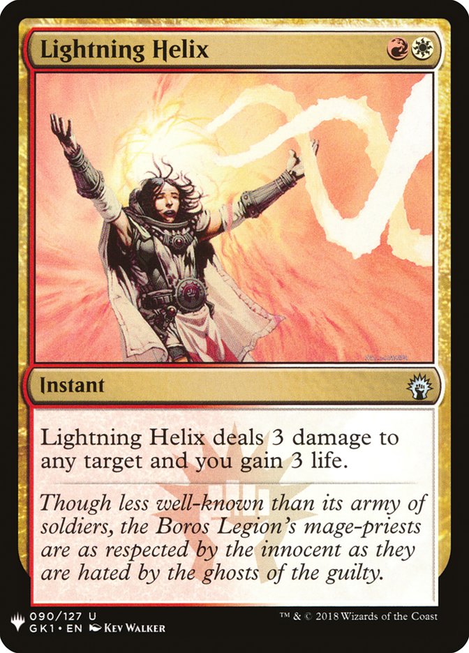 Lightning Helix - The List (PLST)