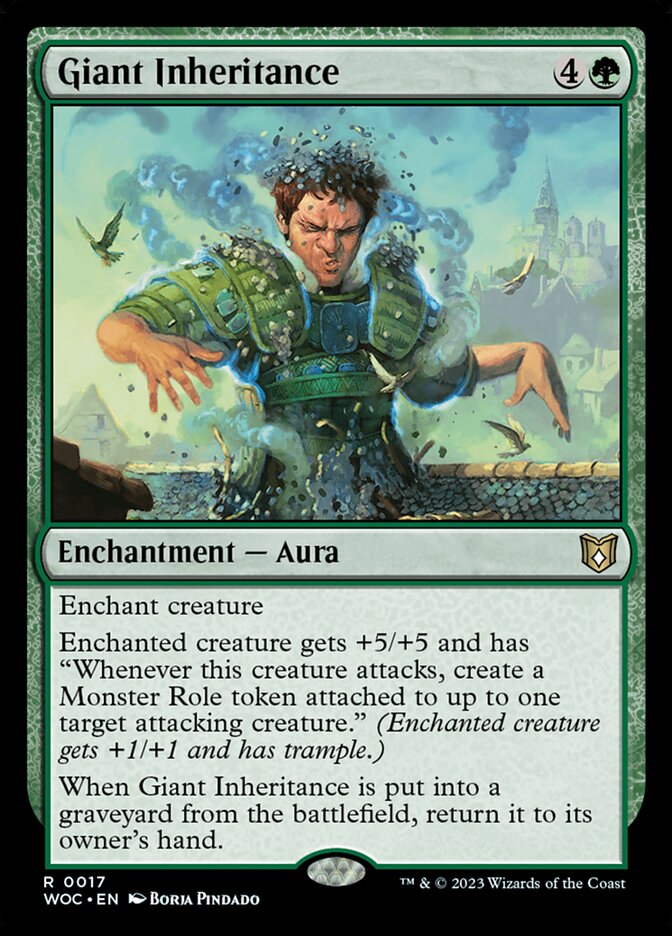 Giant Inheritance (17) - Wilds of Eldraine Commander (WOC)