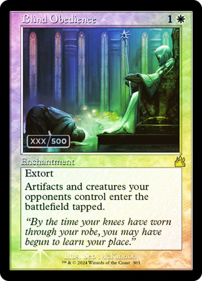 Blind Obedience (303z) - Ravnica Remastered (RVR)