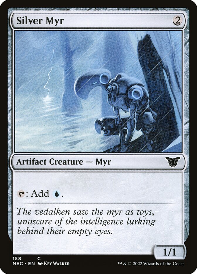 Silver Myr (158) - Neon Dynasty Commander (NEC)