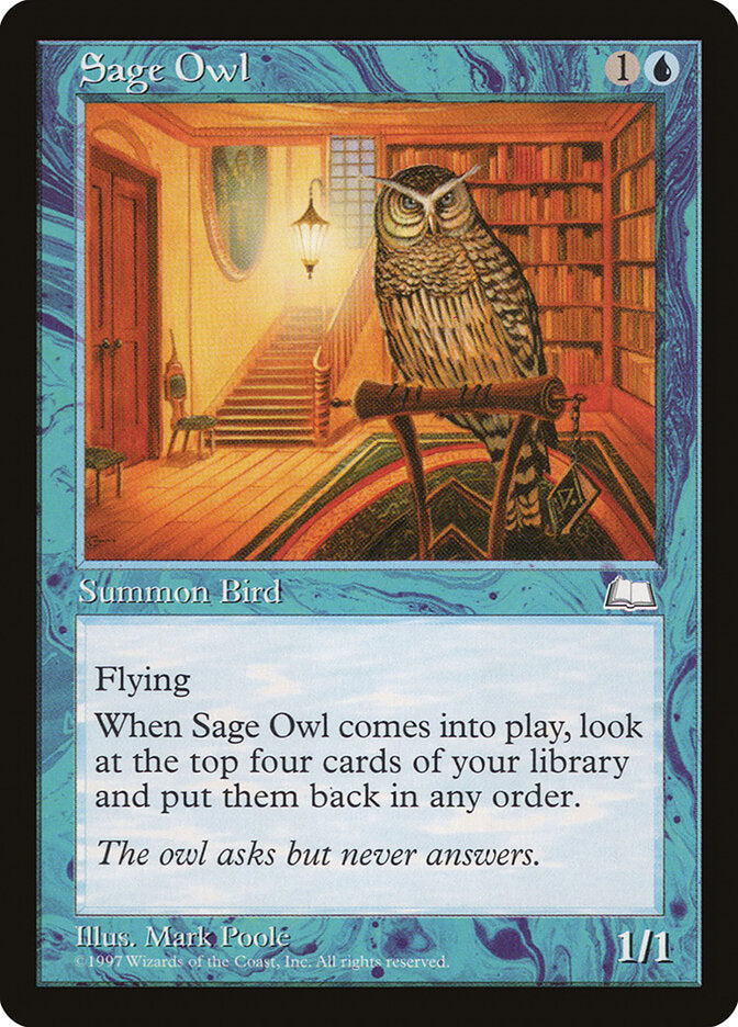 Sage Owl (52) - Weatherlight (WTH)