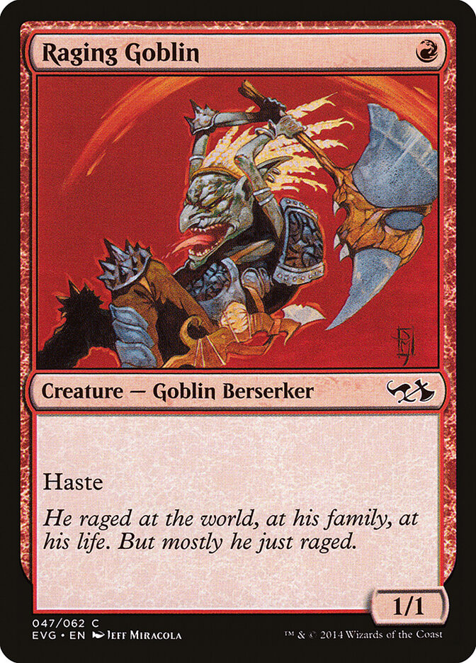 Raging Goblin (47) - Duel Decks Anthology: Elves vs. Goblins (EVG)