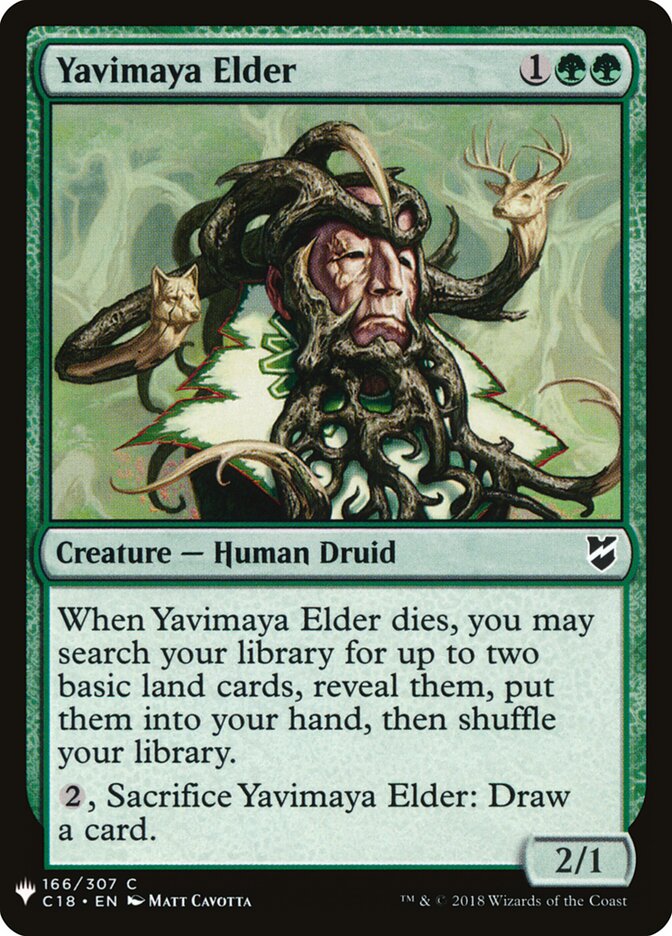 Yavimaya Elder (C18-166) - The List (PLST)