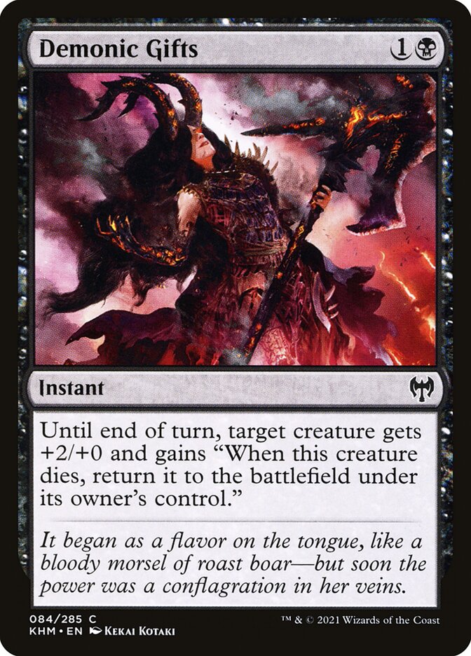 Demonic Gifts (84) - Kaldheim (KHM)