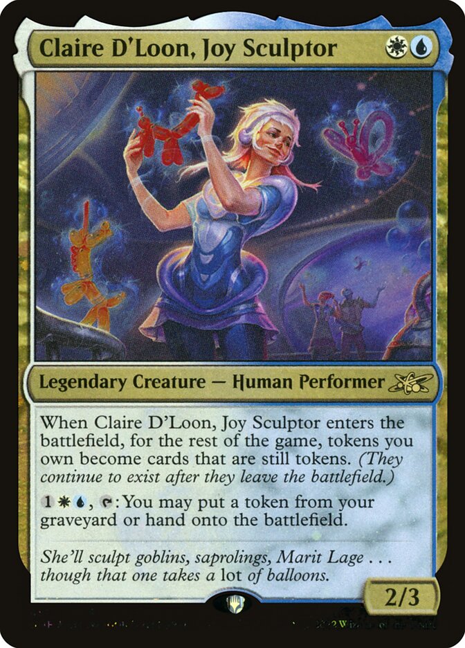 Claire D'Loon, Joy Sculptor (451) - Unfinity (UNF)